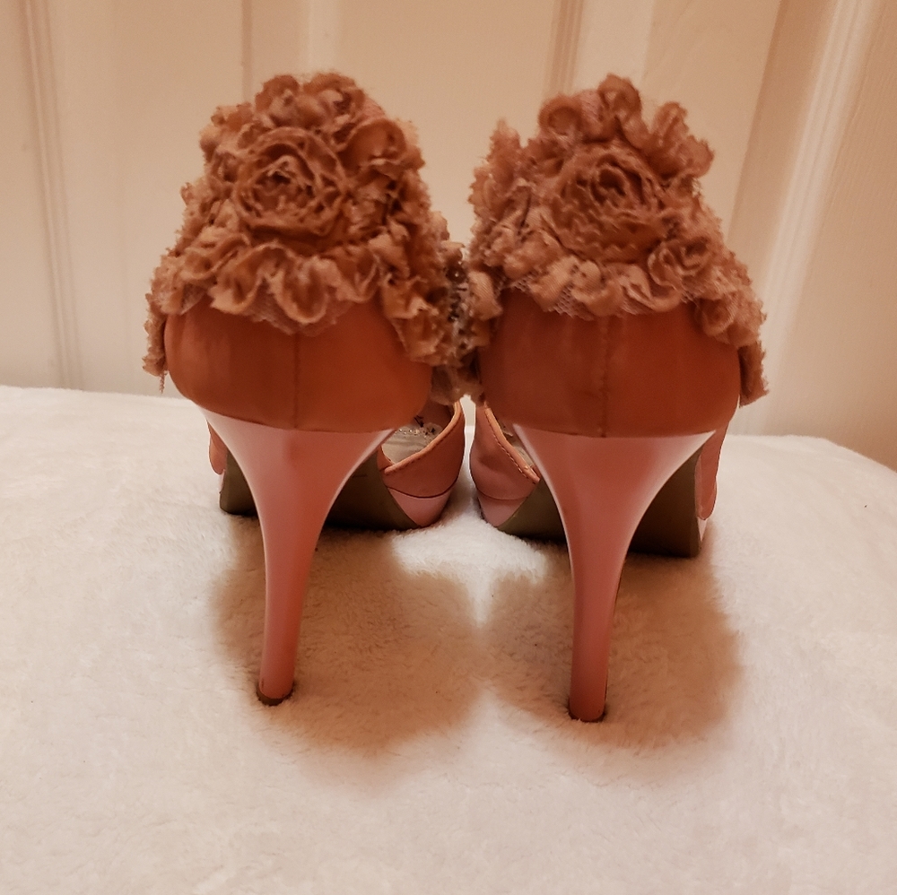 Open toe heels